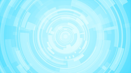 Circle white blue bright technology Hi-tech background. Abstract graphic digital future concept design.