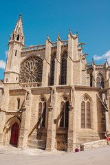 Fototapeta premium Church of Saint-Nazaire of Carcassonne