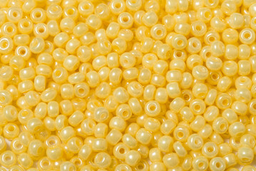 Glass seed beads textured background