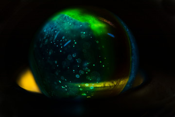 planet earth in the space