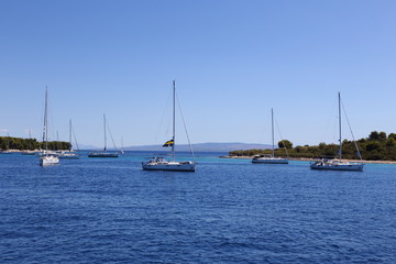 Obraz premium Landscapes of Croatia's islands and beaches