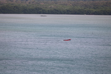 boat on the sea