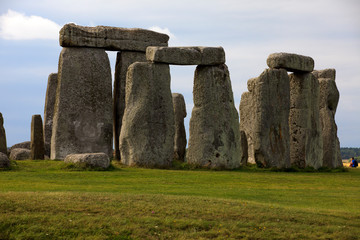 Stonehenge (England), UK - August 06, 2015: Stonehenge megalithic site, Amesbury, Wiltshire , England, United Kingdom.