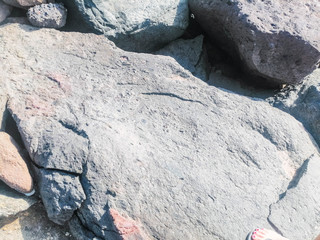rock in the mountains, in the canary islands