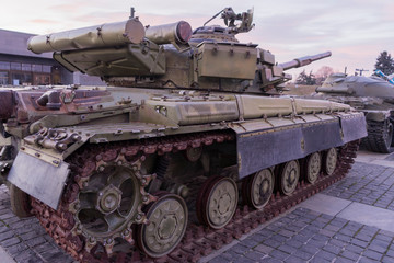 Fototapeta na wymiar Military tank