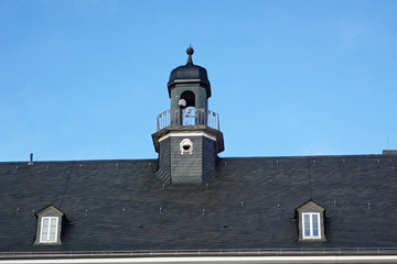 Lüdenscheid Dach mit Turm an der Berufsschule