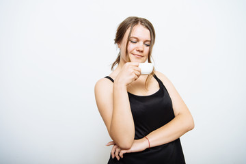 Woman with cup