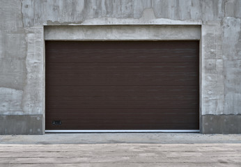 roller garage doors or sliding gates, construction or renovation of a garage or industrial building