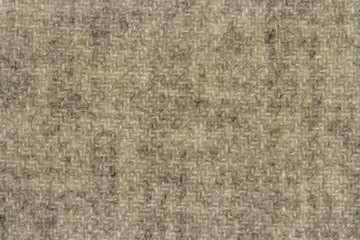 Plakat Striped linen sack texture background in brown