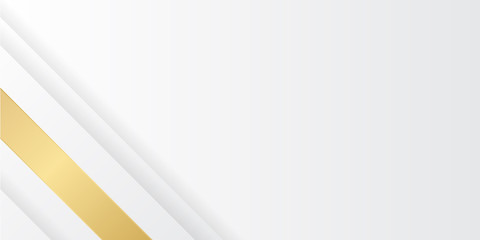 Abstract gold rectangle triangle line stright 3D layered shapes and luxury pattern background 