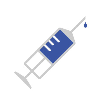 Coronavirus vaccination vector icon colored cure covid19