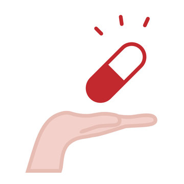 Coronavirus cure vector icon colored Covid