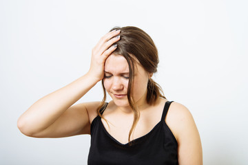 Fototapeta premium Woman Who Made A Mistake