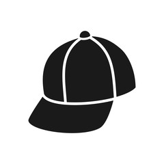 cap icon in trendy flat design