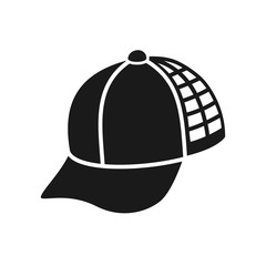 cap icon in trendy flat design