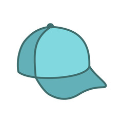 cap icon in trendy flat design