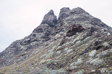 mountain landscape in the mountains, in the canary islands