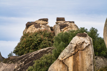 Fototapeta na wymiar Los Barruecos Natural Monument, Malpartida de Caceres, Extremadura, Spain.