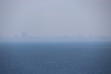 Obraz premium Foggy CityScape