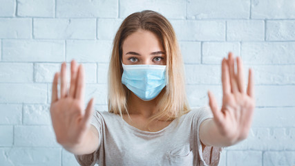 Stay at home on time quarantine coronavirus