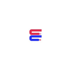 Letter E icon logo