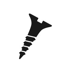 screw icon in trendy flat design
