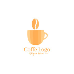 Coffe logo template design in Vector illustration.coffe logo template