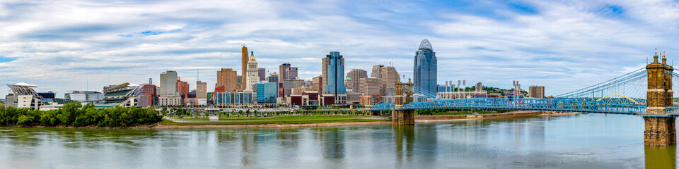 Cincinnati Ohio River City Panorama