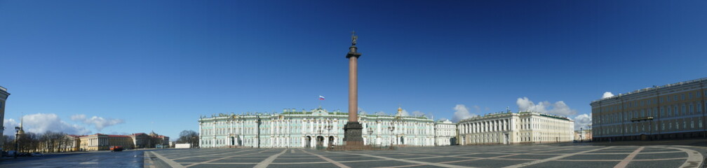 Saint-Petersburg. Palace square. 04.04.2020