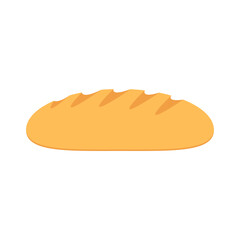 Bread icon vector illustration isolated on white