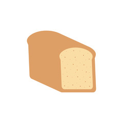 Bread icon vector illustration isolated on white