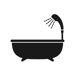 shower icon in trendy flat design