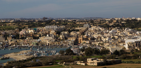 Fototapeta na wymiar Malta and its ports
