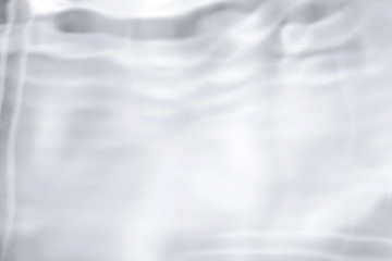 Obraz premium Shadows made with water. Blurred background made with water and light in monochrome. Pureness concept.