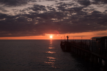 Fototapeta premium Sunset or dawn doesn't matter, it always looks fantastic. nice warm colors
