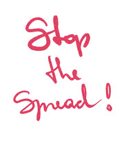 Motivation watercolor illustration on COVID 19 theme