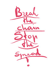 Motivation watercolor illustration on COVID 19 theme