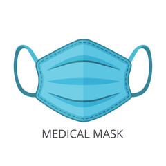 Medical protective face mask icon. Healthcare medical illustration