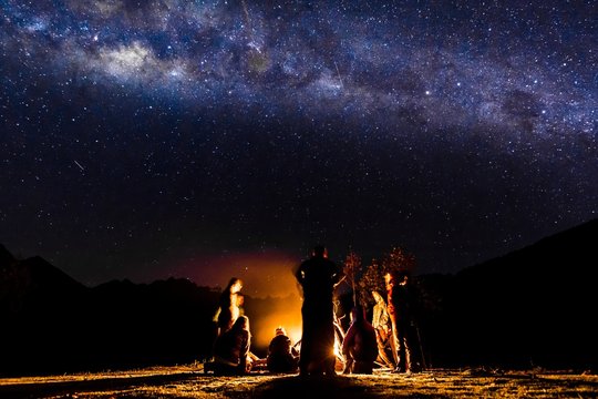 Peruvian Night Out at Llactapata camping site
