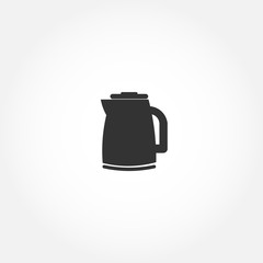 electric kettle icon. isolated design element