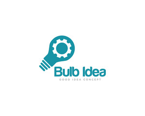 Light Bulb Logo Icon Design Vector