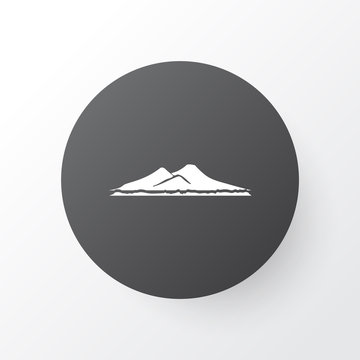 Vesuvio icon symbol. Premium quality isolated volcano element in trendy style.