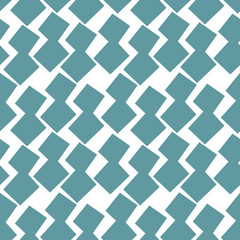 Trendy seamless pattern with graphic abstract geometric shapes.  Avant-garde puzzle style. Geometric wallpaper for  cover design.