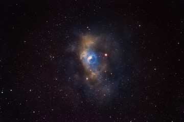 Fototapeta na wymiar The beauty of our galaxy, Milky Way. NGC7635, the Bubble nebula in Cassiopeia