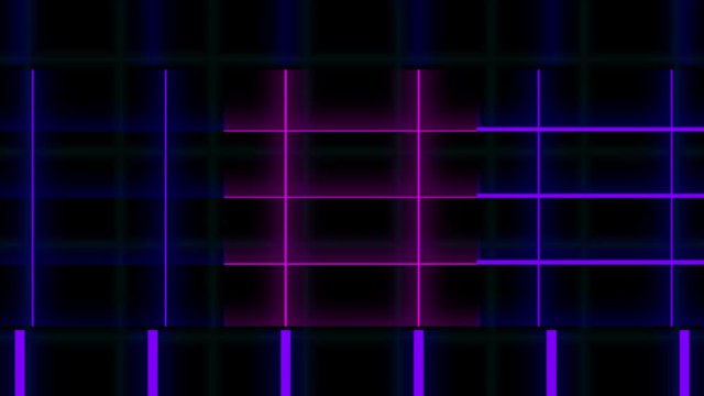 abstract tunnel VJ motion background, mapping. night club party.