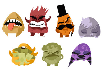 seven deadly sins cartoon characters