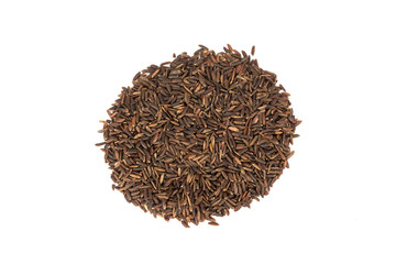 natural dry red rice seeds