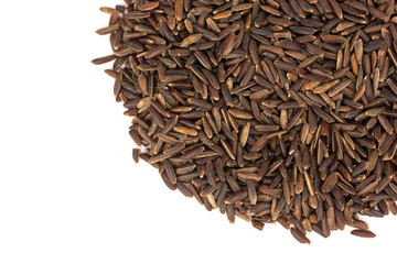 natural dry red rice seeds