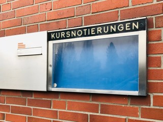 Die Börse macht dicht, keine Aktienkurse, keine Verkäufe