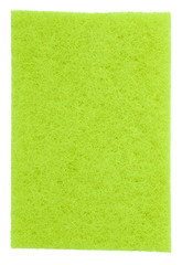 fiber scraper yellow top close up isolated on white background